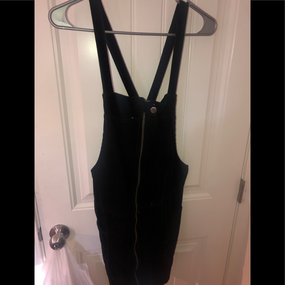 Black overalls